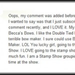 Image for Becca’s Peg Bow Maker Winner