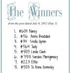 Image for Winners – Day 1