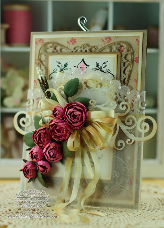 New Home Pocket Card created by Becca Feeken using Quietfire Design Stamps and Spellbinders dies 