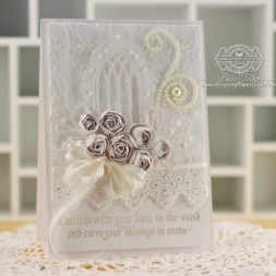Card Making Ideas from Becca Feeken using Quietfire Design - Learn to Write Your Hurts and Spellbinders
