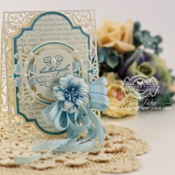 Easter Card Making Ideas by Becca Feeken using Spellbinders Divine Eloquence and Labels Twenty Eight