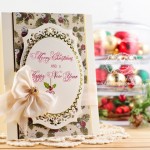 Christmas Card Making Ideas by Becca Feeken using Amazing Paper Grace Elegant Christmas Swirls