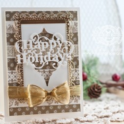 Christmas Card Making Ideas by Becca Feeken using Washi Tape and Spellbinders Heirloom Reflections - www.amazingpapergrace.com