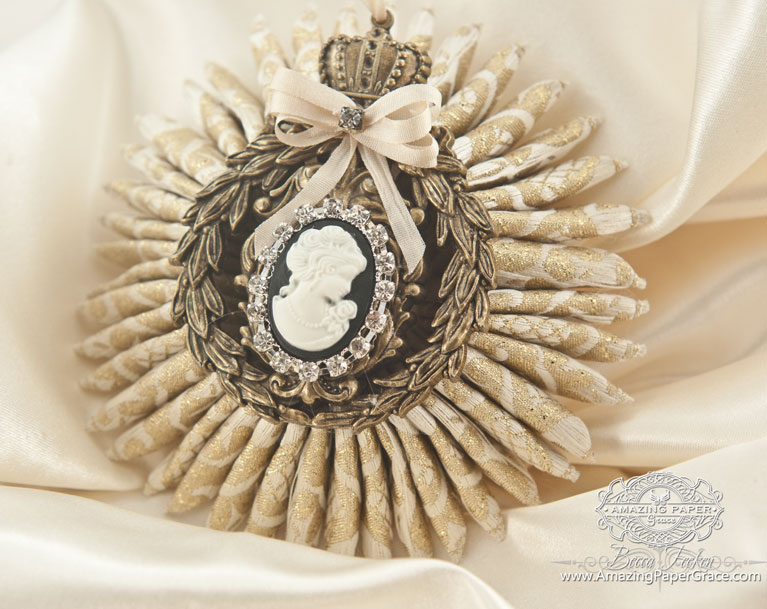Gift Making Ideas by Becca Feeken using A Gilded Life Crowned Medallion Bronze by Spellbinders - www.amazingpapergrace.com 