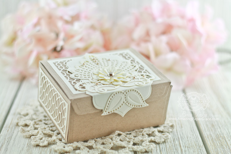 Box Made by Teresa M. Horner for www.amazingpapergrace.com using Venise Lace Collection - www.amazingpapergrace.com/?p=32806