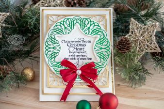 Introducing Glorious Glimmer by Becca Feeken and Spellbinders Glimmer Foil System - Elegant Circle and Quietfire Design - Let us Remember - See full supply list at www.amazingpapergrace.com/?p=34406