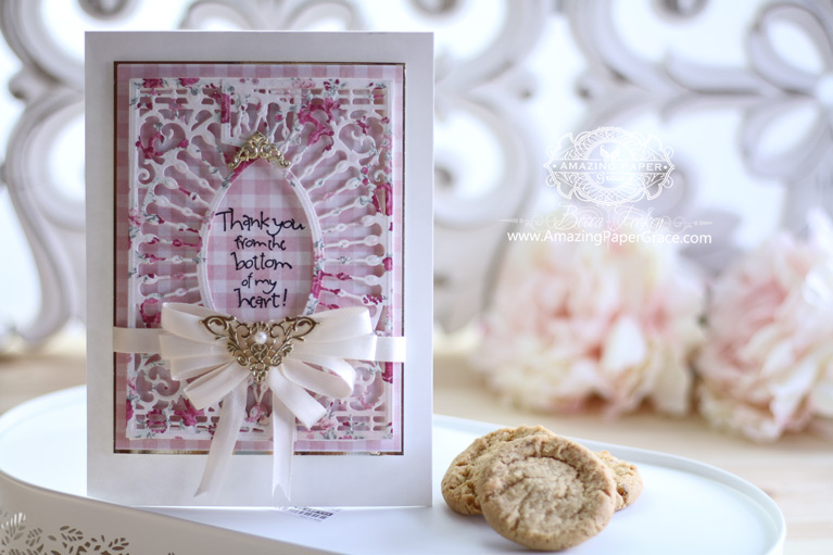 Amazing Paper Grace Die of the Month by Spellbinders - How to make the Softly Spoke