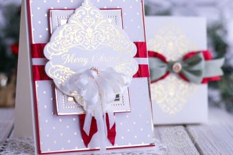 Amazing Paper Grace 3D Holiday Vignettes and Glimmer - Christmas Damask Jubilee by Spellbinders - learn about this die at www.amazingpapergrac
