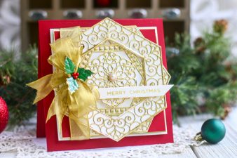 Amazing Paper Grace November 2019 Die of the Month - Winter Solstice Snowflake - learn about this die at www.amazingpapergrace.com/?p=35537