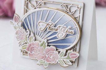 Introducing Amazing Paper Grace Collection - Stained Glass Floral Bouquet - more details at www.amazingpapergrace.com/?p=37025