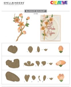 Introducing Amazing Paper Grace Collection - Layered Fleur Bouquet - more details at www.amazingpapergrace.com/?p=37980