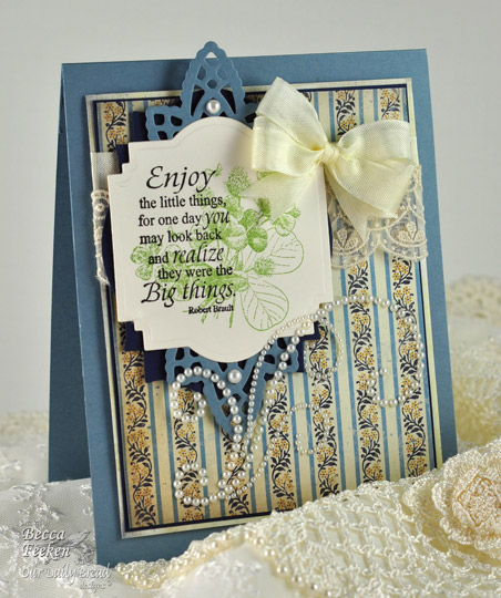 Amazingpapergrace - Enjoy the Little Things card