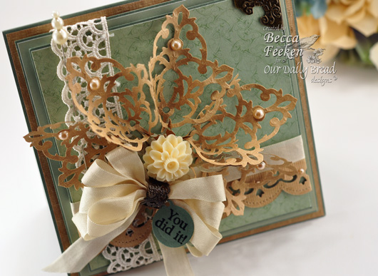 Spellbinders Filigree Damask Motifs Flower Bouquet