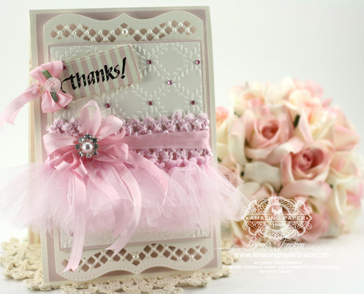 Little Girl Tutu Card - www.amazingpapergrace.com (WRBF-3815-2013)
