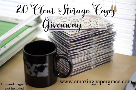 Win 20 Clear Storage Cases on www.amazingpapergrace.com ends 7/29/13