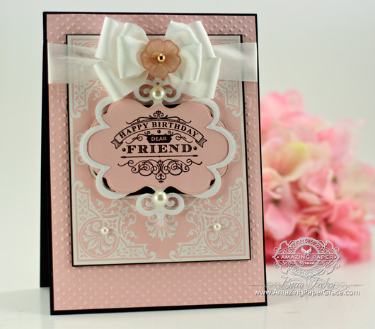 Card Ideas by www.amazingpapergrace.com using JustRite Papercraft – Elegant Corners Background, Birthday Wishes For You, Spellbinders Framed Petite Labels, Spellbinders Labels Four, Spellbinders Labels Fourteen, Spellbinders Twisted Metal Tags and Accents