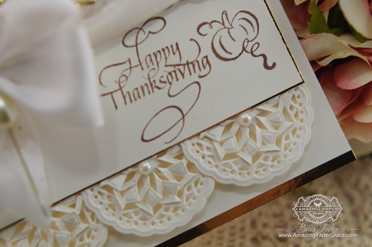 Card making ideas by Becca Feeken using Quietfire Design - Give Thanks Stamp Set