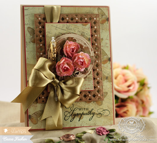 Card making ideas by Becca Feeken using Waltzingmouse - Big Day Today and Spellbinders