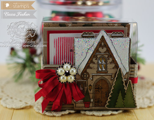 Card Making Ideas by Becca Feeken using Waltzingmouse Stamps - A Cottage Christmas