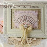 Becca Feeken Introduces Spellbinders A2 Valiant Honor with a Framed Victorian Fan