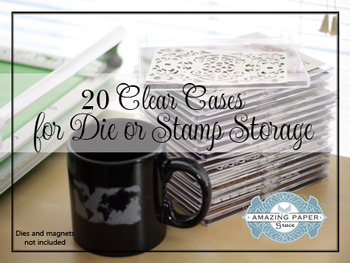 Clear Cases for Die or Stamp Storage