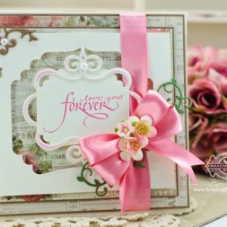 Card Making Ideas by Becca Feeken using Calligraphic Love Bits and 2014 Spellbinders Labels Thirty Seven