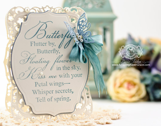 Card Making Ideas by Becca Feeken Using JustRite Secret Whisper and Spellbinders Majestic Labels Eight and Spellbinders Labels Thirty Six