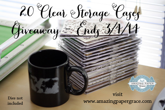 Amazingpapergrace.com Clear Case Giveaway Blog Candy ends 03/04/2014