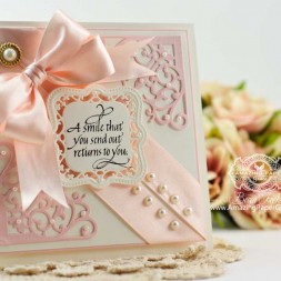 Friendship Cardmaking Ideas by Becca Feeken using Spellbinders Antique Corner - www.amazingpapergrace.com