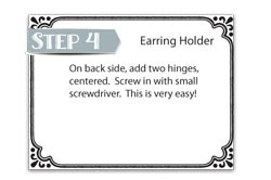 DIY Earring Holder Step 4