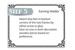 DIY Earring Holder Step 5