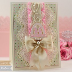 Easter Card Making Ideas by Becca Feeken Using Waltzingmouse Stamps - The Good Egg, Spellbinders Divine Eloquence and Tranque Moments