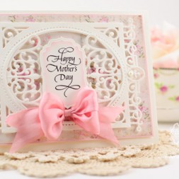 Mothers Day Card Making Ideas by Becca Feeken using Spellbinders Heirloom Legacy