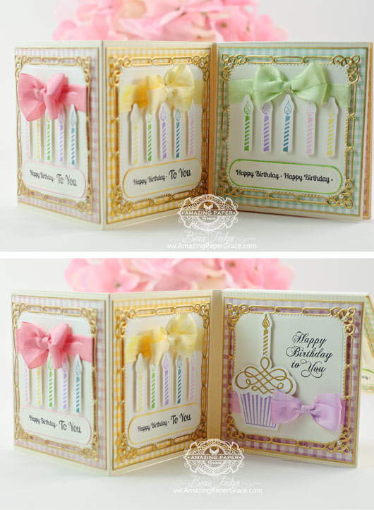 Card Making Ideas by Becca Feeken - Tri-fold Peek-A-Boo Card