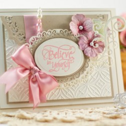 Encouragement Card Making Ideas by Becca Feeken using Quietfire Design - If You Don't Believe in Miracles and Spellbinders