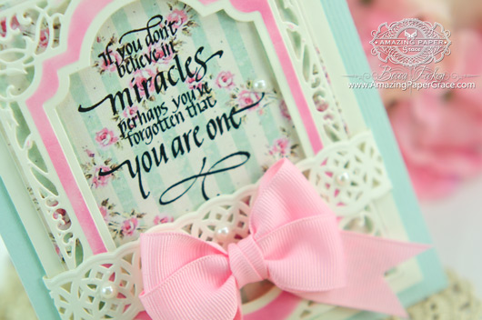 Card Making Ideas by Becca Feeken using Quietfire Design - If You Don't Believe in Miracles and Spellbinders