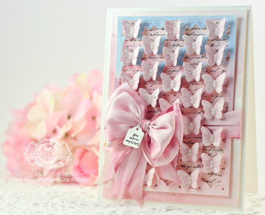 Friendship Card Making Ideas by Becca Feeken using Spellbinders Butterflies