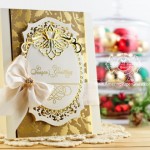 Christmas Card Making Ideas by Becca Feeken using Amazing Paper Grace Elegant Christmas Swirls