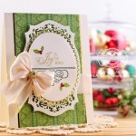 Christmas Card Making Ideas by Becca Feeken using Amazing Paper Grace Elegant Christmas Swirls