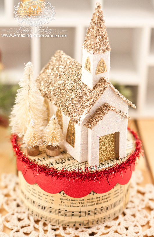 Christmas Gift Making Ideas by Becca Feeken using new A Gilded Life Beacon Street Chapel - www.amazingpapergrace.com