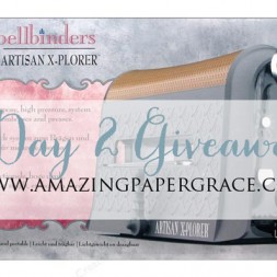 Spellbinders Artisan X-Plorer Giveaway - www.amazingpapergrace.com