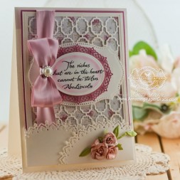 Card Making Ideas by Becca Feeken using Spellbinders Grate Effect and Oval Majesty - www.amazingpapergrace.com