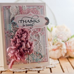Thank you card making ideas by Becca Feeken using Quietfire Design Thank you Cuddlers and Spellbinders Garden Blooms, Spellbinders Reflection and Spellbinders Labels 33 - www.amazingpapergrace.com