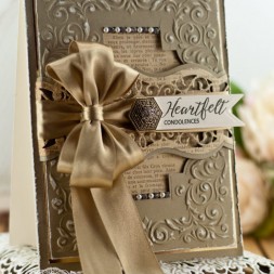 Sympathy Card Making Ideas by Becca Feeken using JustRite Sympathy Handwritten Sentiments, Spellbinders Labels Forty Three and Spellbinders Shady Allure - www.amazingpapergrace.com