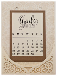 April Calendar Page by Becca Feeken - www.amazingpapergrace.com