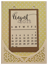 August Calendar Page by Becca Feeken - www.amazingpapergrace.com