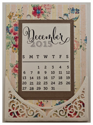 December Calendar Page by Becca Feeken - www.amazingpapergrace.com
