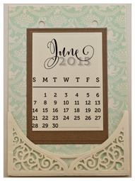 June Calendar Page by Becca Feeken - www.amazingpapergrace.com