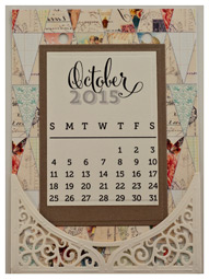 October Calendar Page by Becca Feeken - www.amazingpapergrace.com