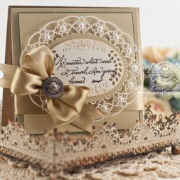 Card Making Ideas by Becca Feeken using Spellbinders Majestic Oval - www.amazingpapergrace.com